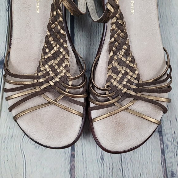 JAMBU | Acapulco Short Wedge Design woven strappy open toe sandals - Picture 5 of 10